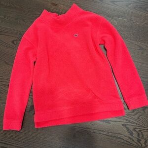Vineyard Vines girls large (14) pink fleece pullover